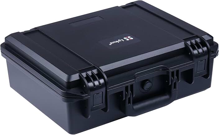 Waterproof Hard Case with Custom Foam, 14.96x11.02x5.3 in