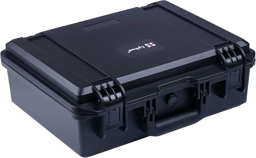 Waterproof Hard Case with Custom Foam, 14.96x11.02x5.3 in