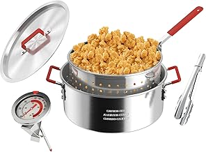 10 Quart Aluminum Fish Fryer with Basket and Lid