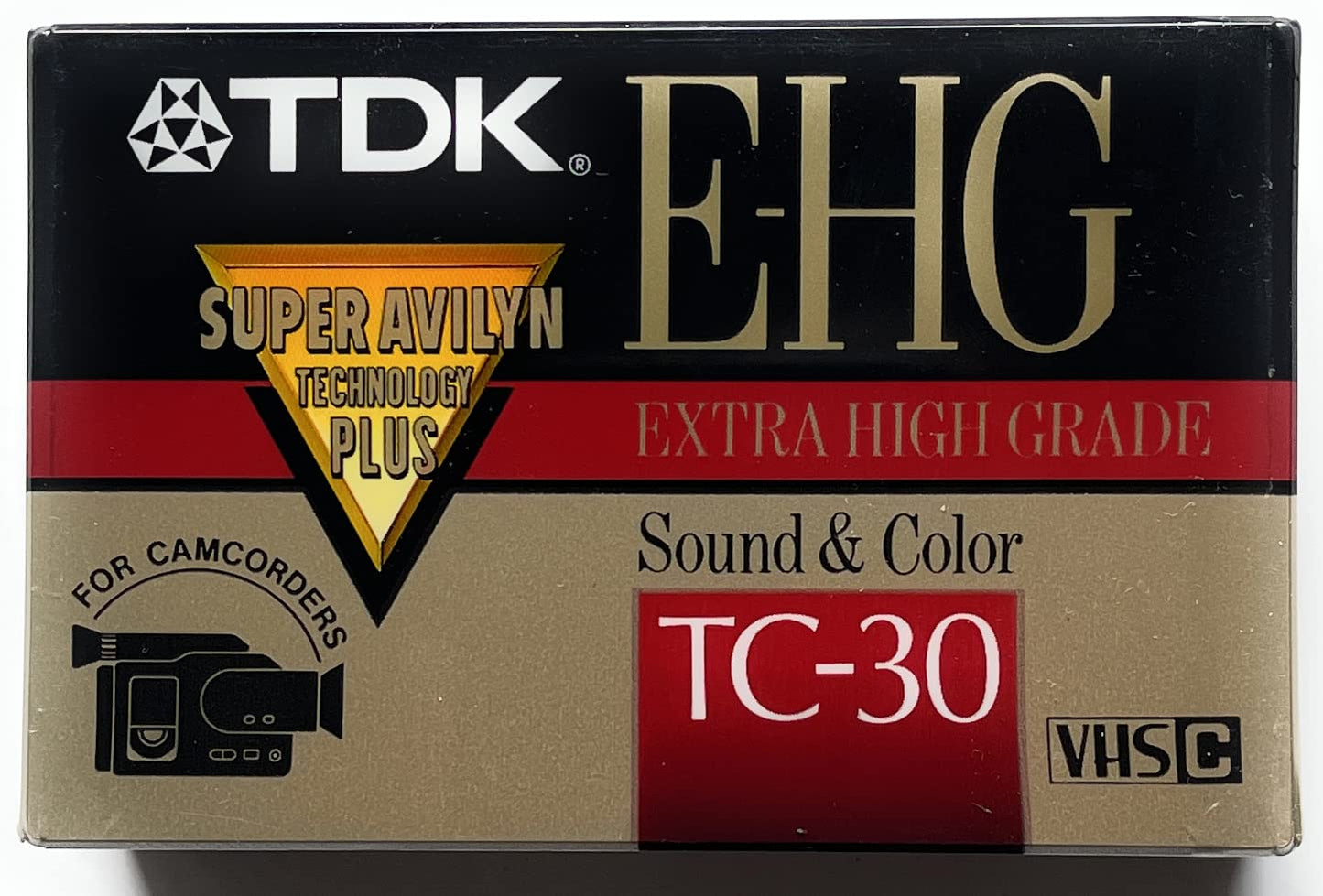 TDK E-HG Sound & Color TC-30 VHS-C Tape