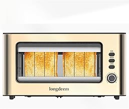 Two-Slice Clear View Toaster with Long Slots and Auto Shut Off