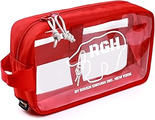 Clear toiletry bag for travel and makeup storage