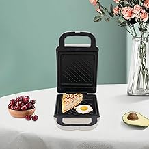 Breakfast sandwich maker with non-stick pan and barbecue
