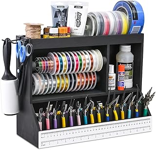 Jewelry and Craft Work Table with Measurement and Storage