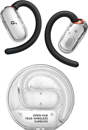 Open-Ear Headphones with Adjustable Fit and Long Battery