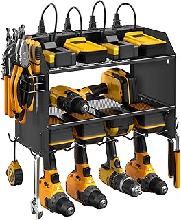 Modular Power Tool Organizer with Charging Station