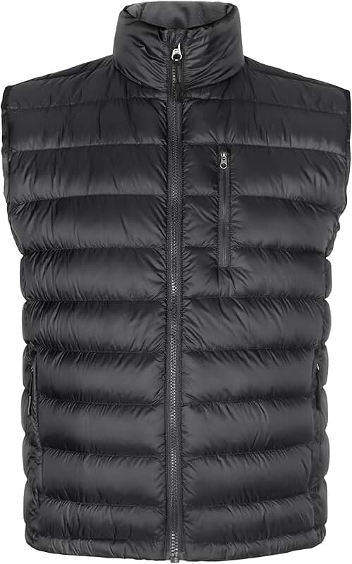 Men's Lightweight Packable Down Puffer Vest