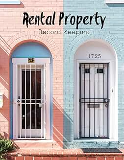 Rental Property Record Keeping Log Books and Notebooks