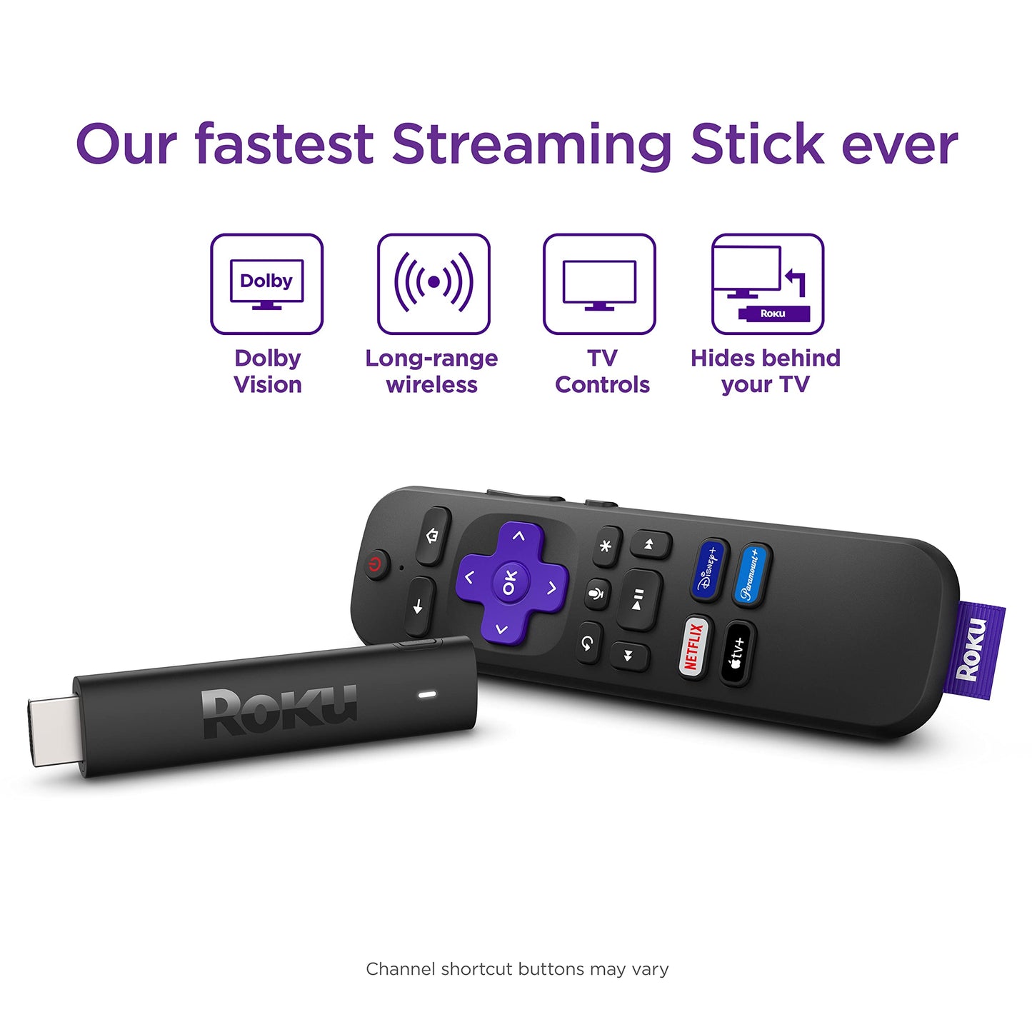 Streaming Stick 4K 2021 | Streaming Device 4K/HDR/Dolby Vision with Voice Remote and TV Controls