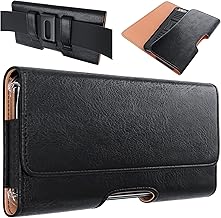 Large iPhone Belt Holster with Card Slot and Clip
