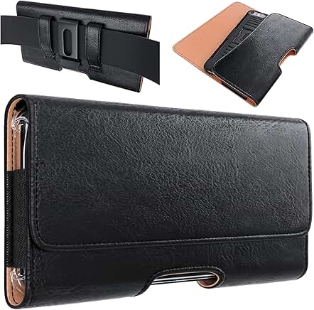 Cell Phone Belt Holster with Card Holder for Samsung Models