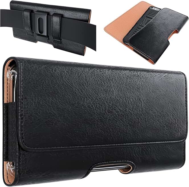 Cell Phone Belt Holster with Card Holder for Samsung Models