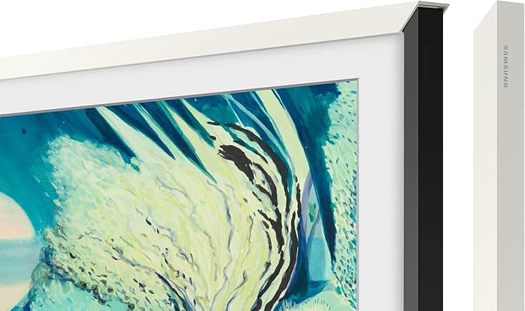 55-inch Modern White Bezel for The Frame TV