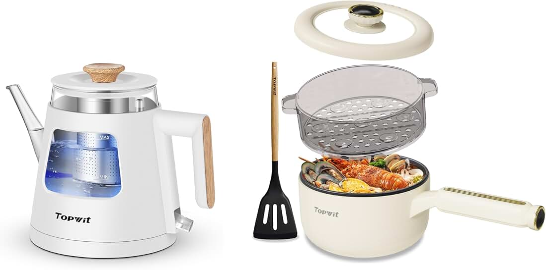 Electric Kettle and Cooker with Steamer