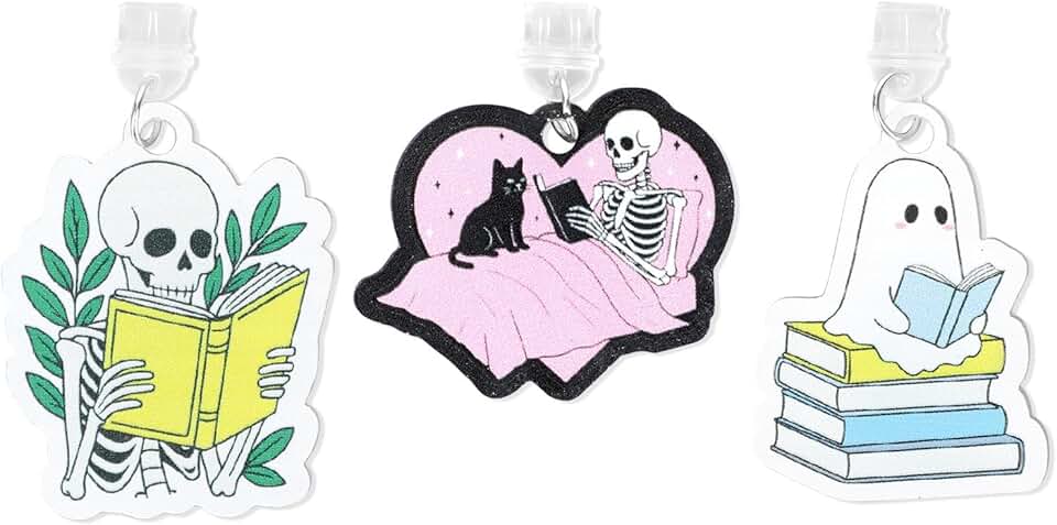 Set of 3 Halloween Ghost Skull USB-C Dust Plugs