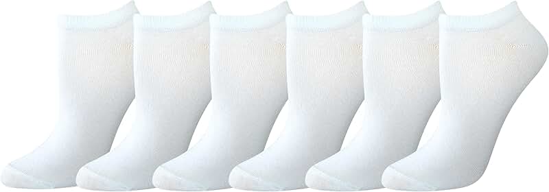 Six Pairs of Women's Casual Low-Cut Socks