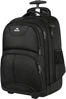17-Inch Water-Resistant Rolling Laptop Backpack