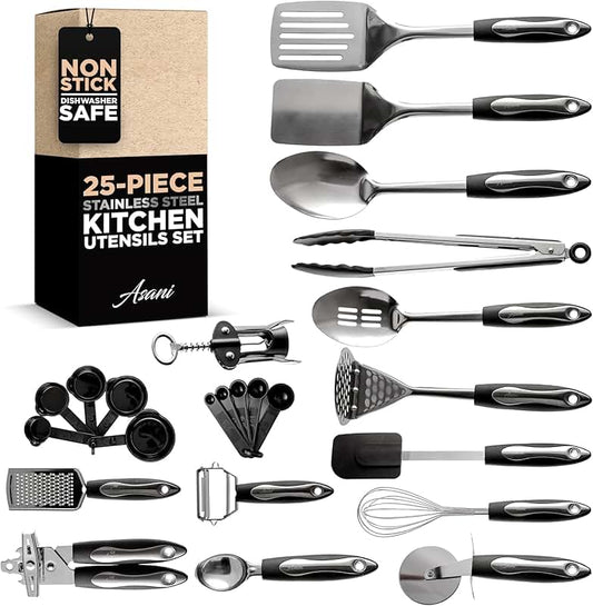 5 Quart Nonstick Ceramic All-in-One Pan with Lid and Accessories
