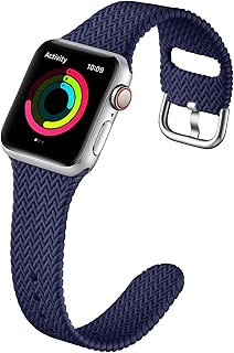 Navy Blue Sport Wristband for Apple Watch 44mm