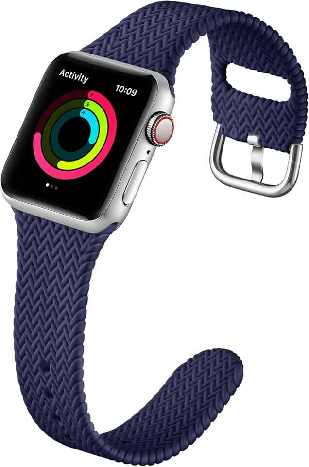 Navy Blue Sport Wristband for Apple Watch 44mm