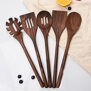 Wooden Kitchen Utensils Set, 5 Pieces