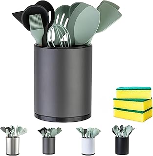 Large 4-in-1 Kitchen Utensil and Silverware Holder