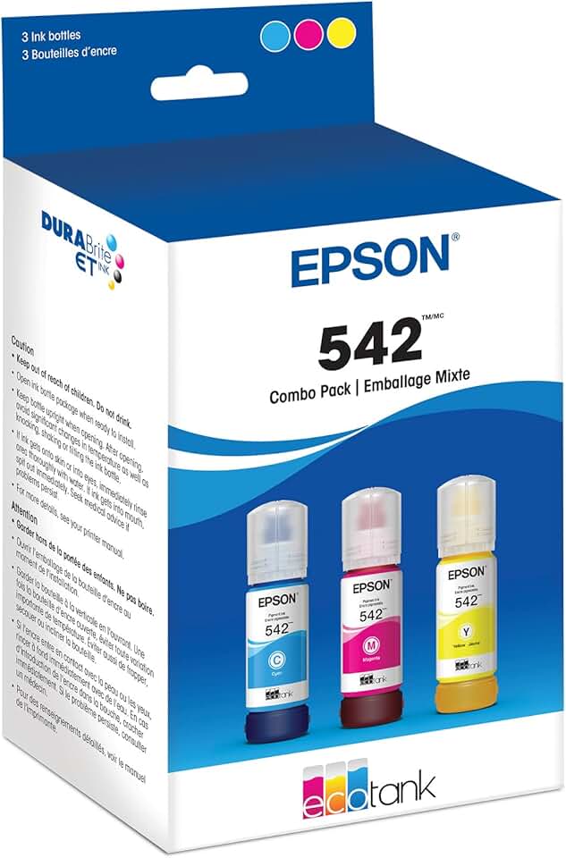 High-Capacity Color Ink Bottle Pack