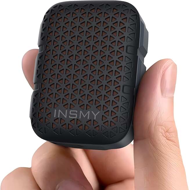 Small waterproof clip-on wireless stereo speaker