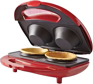 Red Waffle Bowl Maker