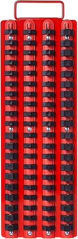 Socket holder with four rails for storage
