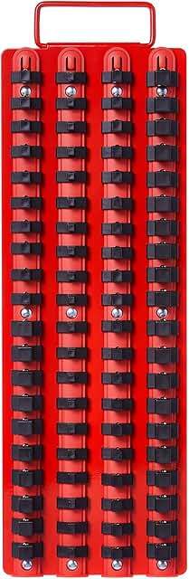 Socket holder with four rails for storage