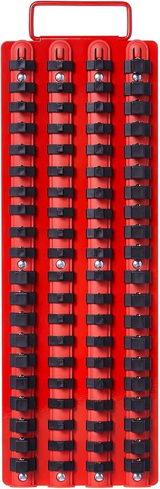 Socket holder with four rails for storage