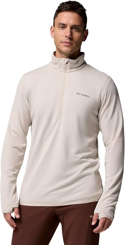 Men's Warm Trail Half Zip Utility Top