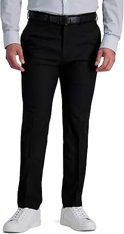 Men's Slim Fit Solid Dress Pants