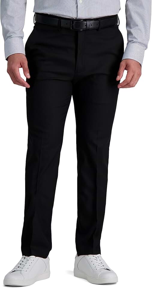 Men's Slim Fit Solid Dress Pants