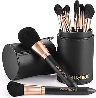 Professional 12-Piece Makeup Brush Set with Case