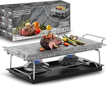 Natural Cooking Stones for Indoor and Outdoor Grilling