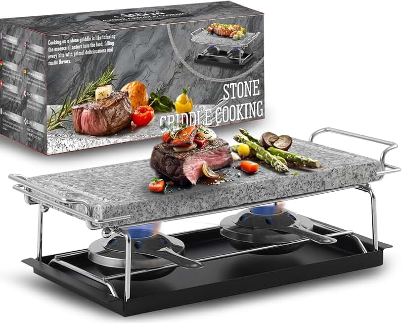 Natural Cooking Stones for Indoor and Outdoor Grilling