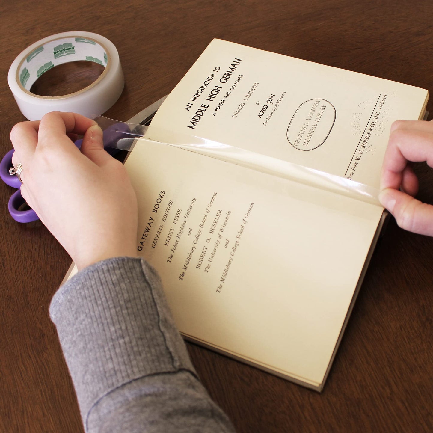 1 Inch Clear Book Repair Tape 15 Yard Roll