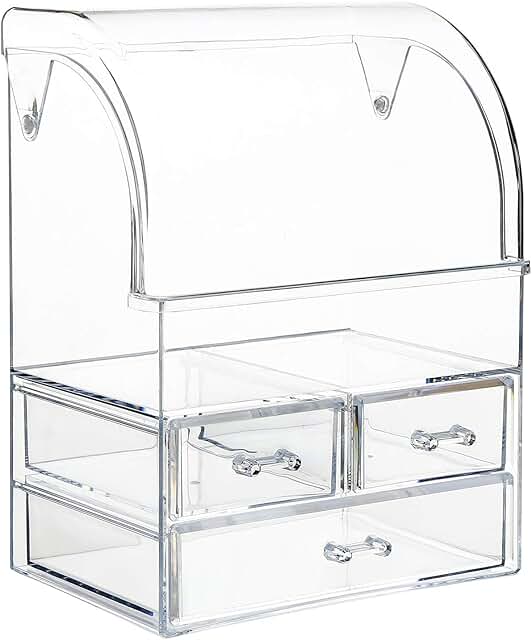Large Waterproof Makeup Organizer with Drawers