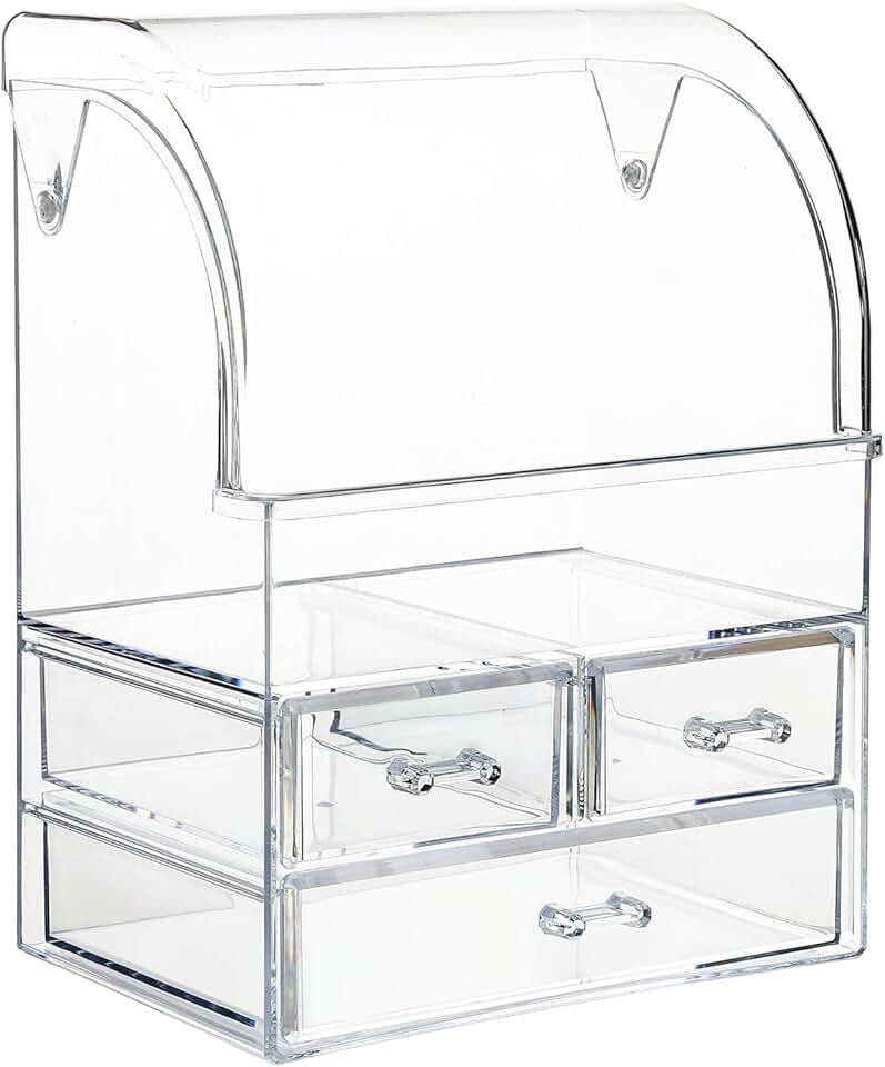 Large Waterproof Makeup Organizer with Drawers