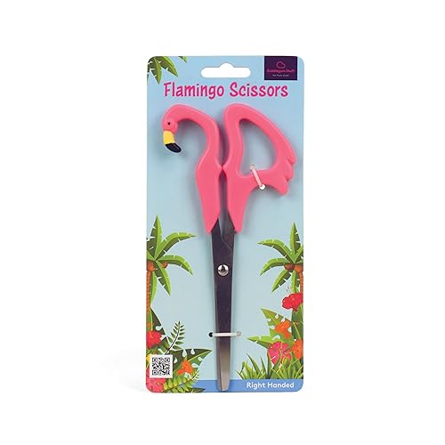 Pink plastic scissors with 4-inch steel blades