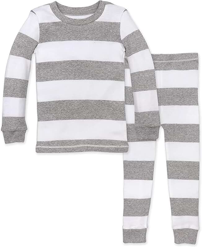 Boys' Organic Cotton Long Sleeve Pajama Set
