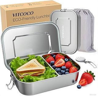 Stainless Steel 40oz Lunch Box with Lock and Leak Proof Design