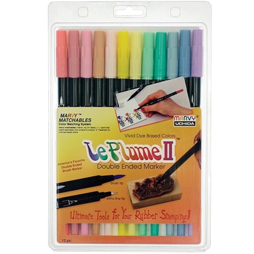 Double-Ended Pastel Markers, 12 Pack
