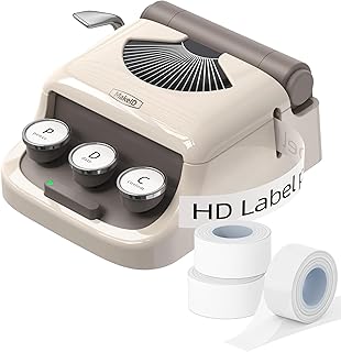Portable Bluetooth Label Maker with 3 Tapes for Home and Office