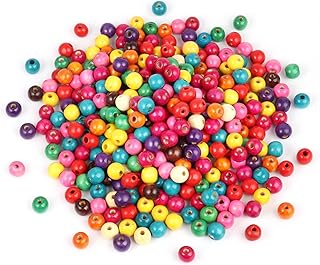 Colorful 16mm Wooden Beads for Crafts and Decorations