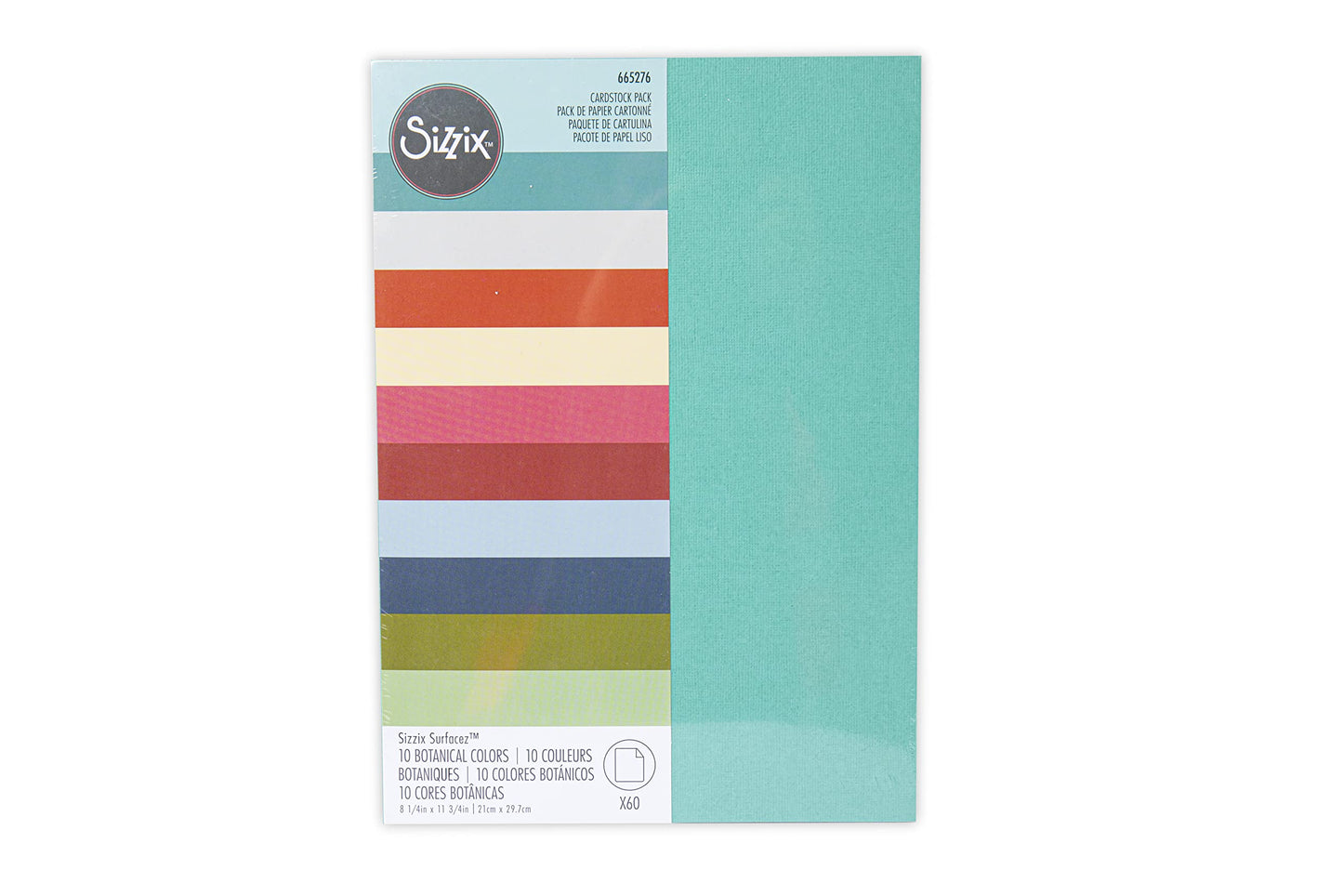 A4 Botanical Color Cardstock Sheets, 60 Pack