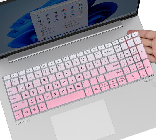 Pink Ombre Keyboard Cover for 2024-2025 16-Inch Laptops