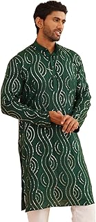 Men's Pure Cotton Grey Long Kurta Since 1958